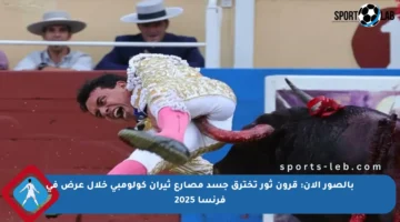 بالصور الآن: قرون ثور تخترق جسد مصارع ثيران كولومبي خلال عرض في فرنسا 2025